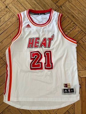 Miami Heat #21 Whiteside Basketball Jersey